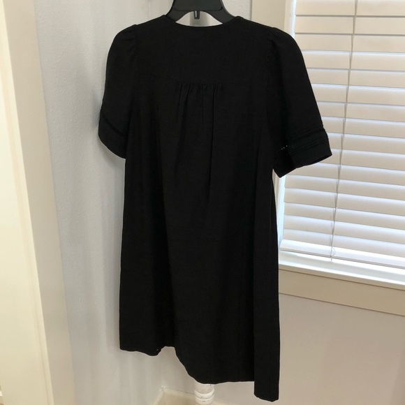 Madewell Pleated Button-Front Shift Dress - Picture 6 of 7